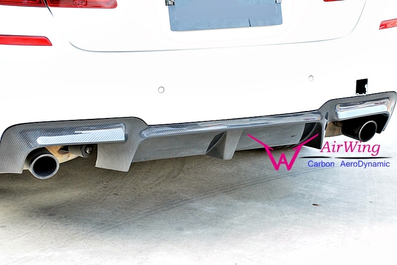 F10 M5 - 3D Style Carbon Fiber Rear Diffuser 4